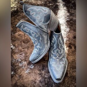 Myra blue boots size 9